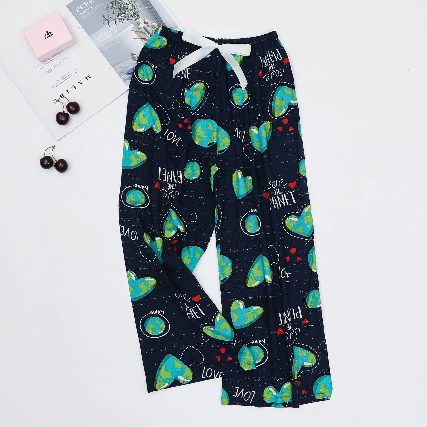 Cotton Sleep Pants - Loose Casual Printed