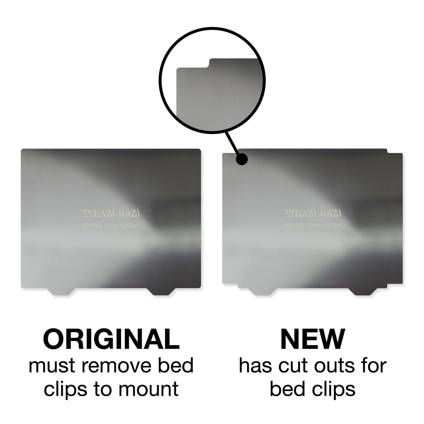 Flexi Plate with Textured ULTEM PEI - 355 x 275 w/ Cut Out Corners