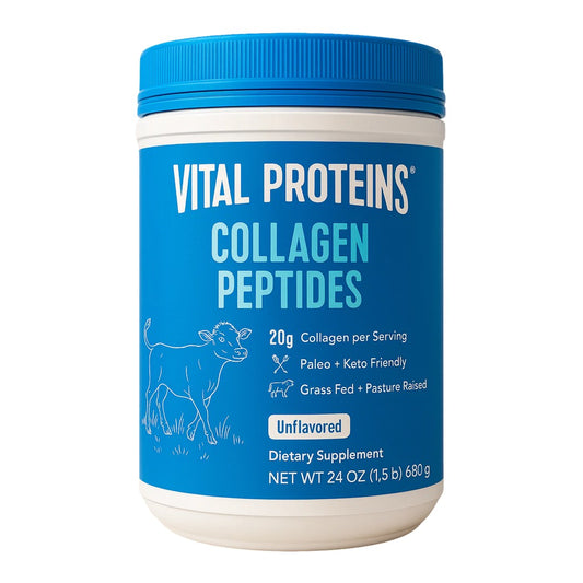 VitaI Proteins | Collagen Peptides | 20g Collagen Peptides Per Serving (24 Ounce (1.5 LBS), Unflavored
