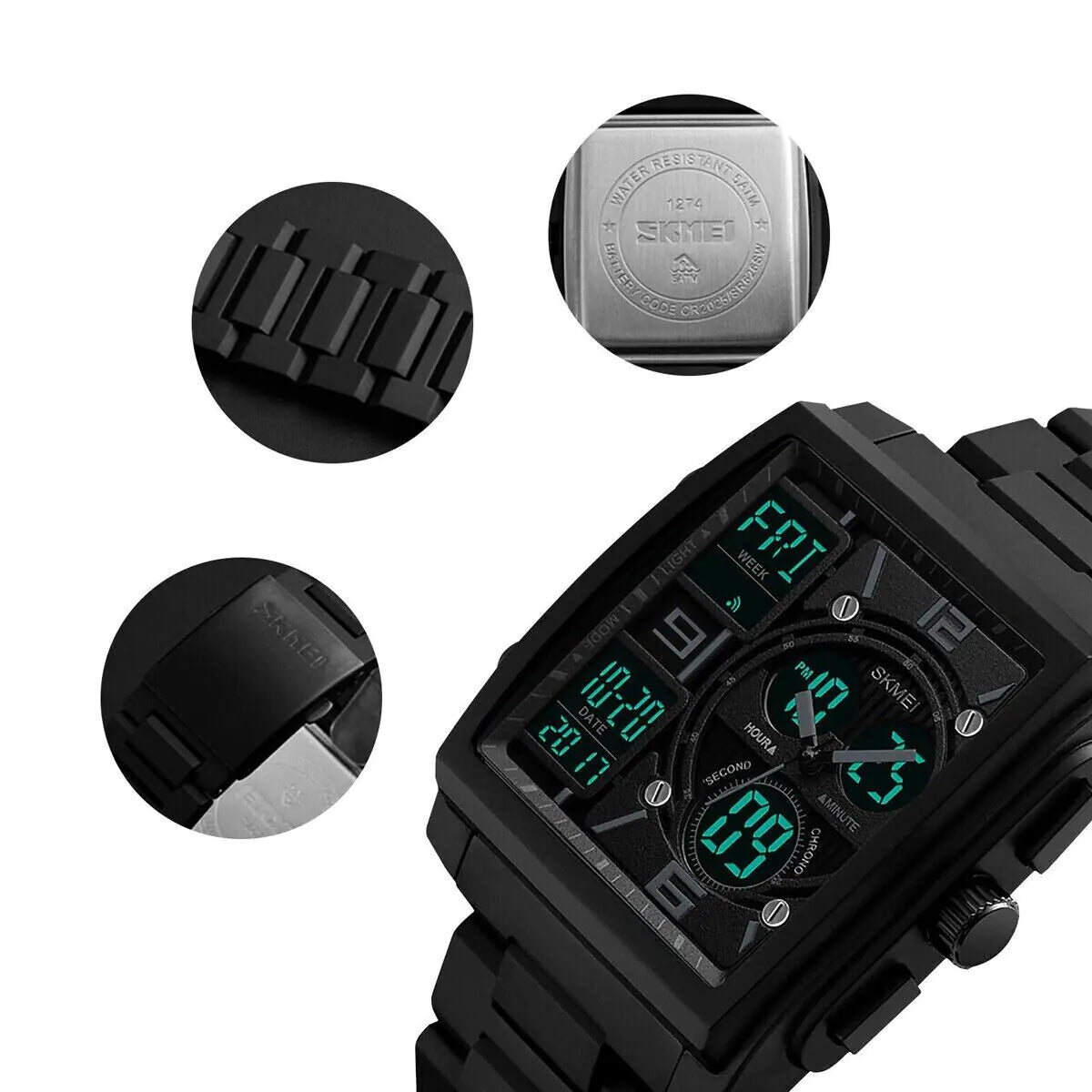 Tactical Chrono Quartz Men's Watch