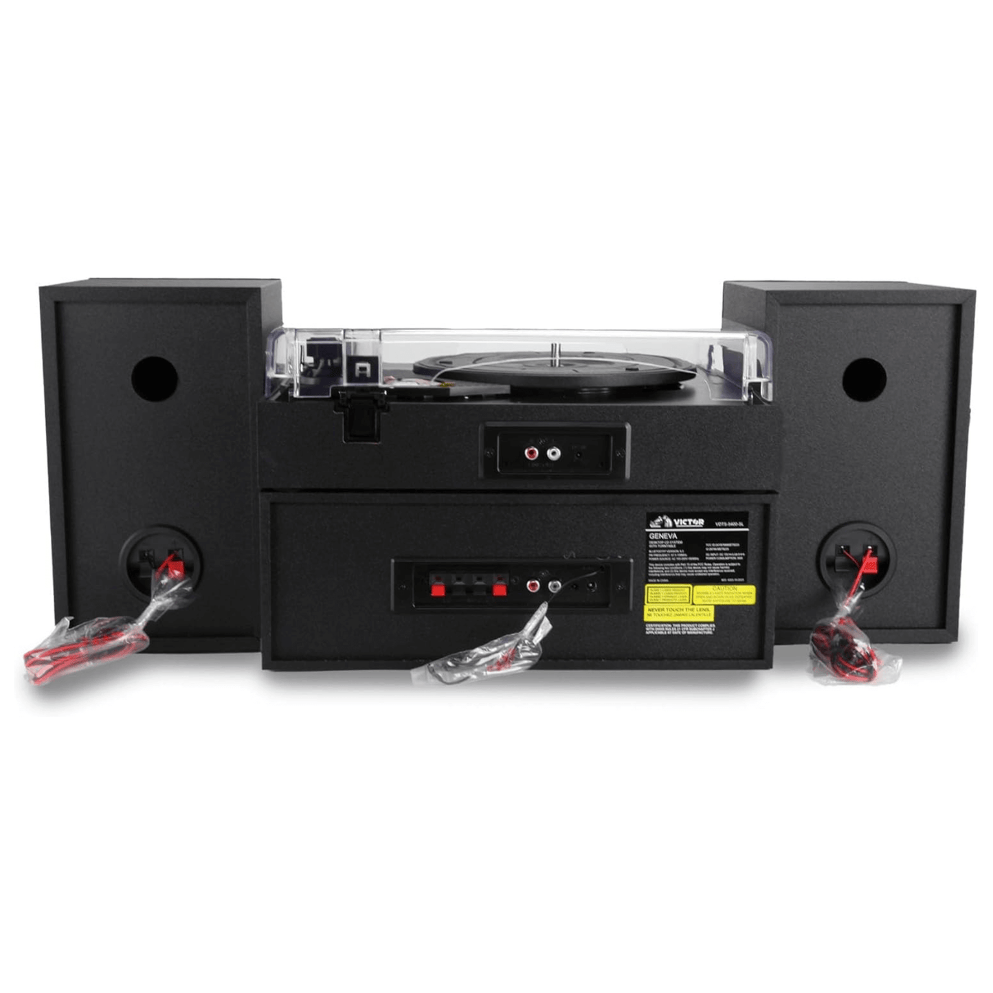 Victor Geneva 5-in-1 Desktop Music Center w Streaming Capabilities and FM Radio