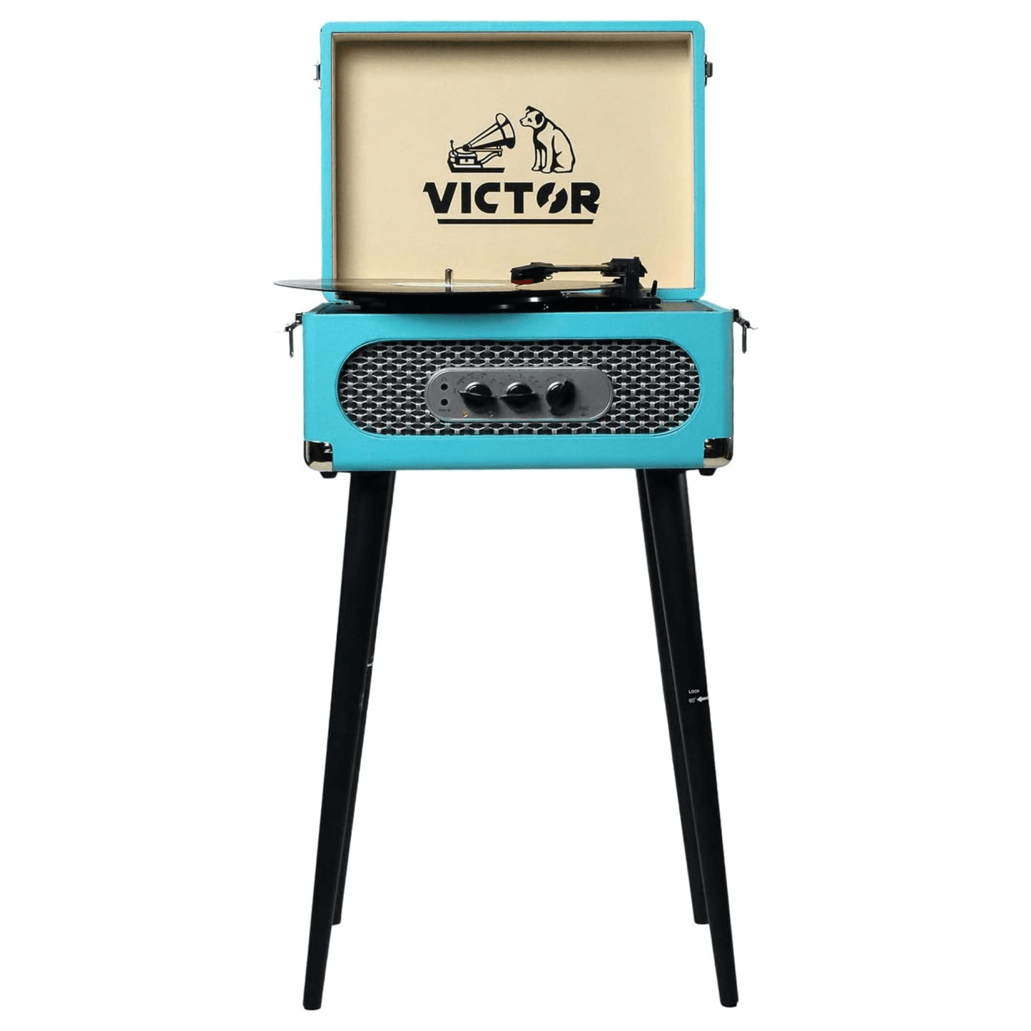 Victor Andover 5-in-1 Music Center with Chair-Height Legs and Bluetooth Function
