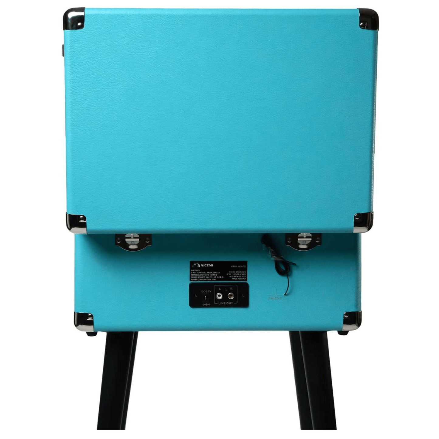 Victor Andover 5-in-1 Music Center with Chair-Height Legs and Bluetooth Function