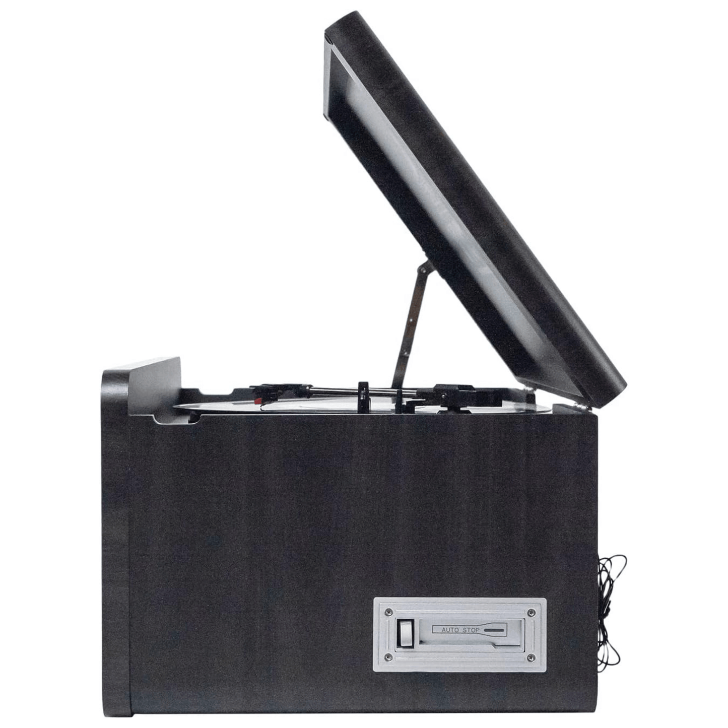 Victor Monument 8-in-1 Wood Music Center with 3-Speed Turntable & Dual Bluetooth