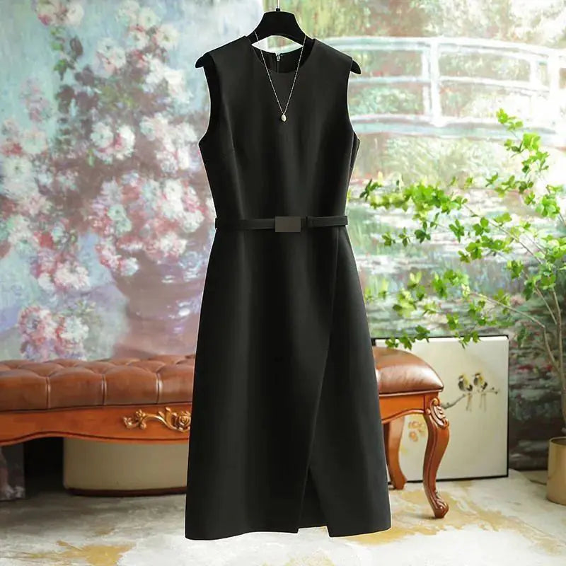 Plus Size Sleeveless A-Line Dress for Women