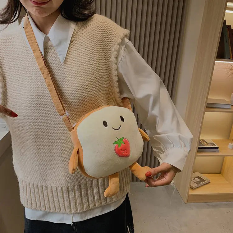 Cute Plush Messenger Bag for Fun and Style