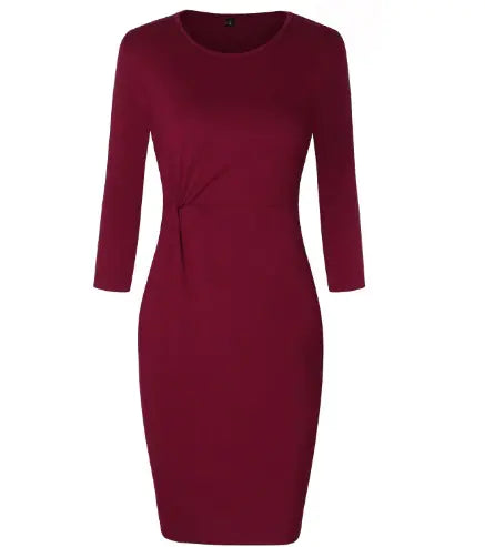 Autumn  Women's A-Line Dress (3/4 Sleeve)