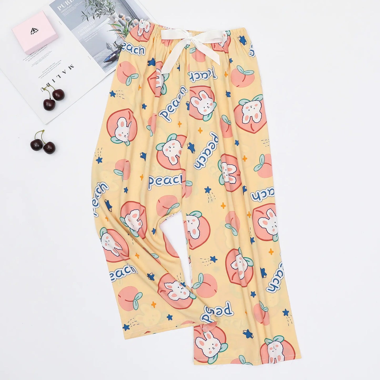 Cotton Sleep Pants - Loose Casual Printed