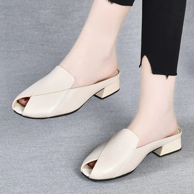 Women's Fashion Fish Mouth Slippers - Summer Sandals