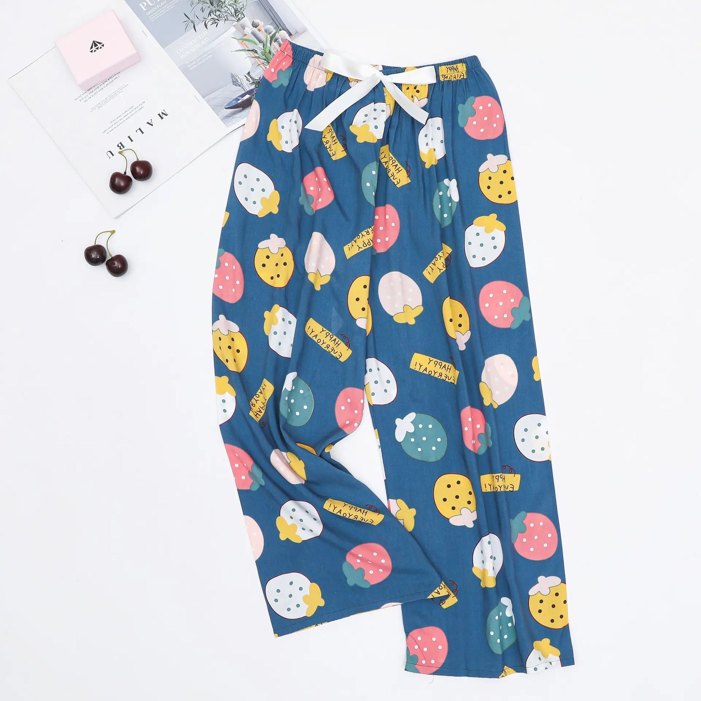 Cotton Sleep Pants - Loose Casual Printed
