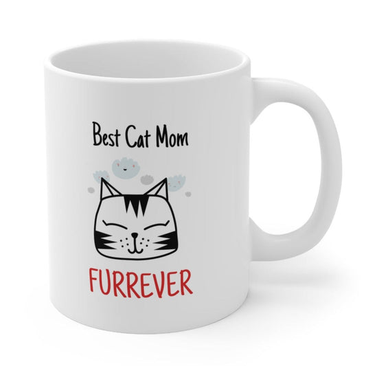 Best Cat Mom Furrever Mug