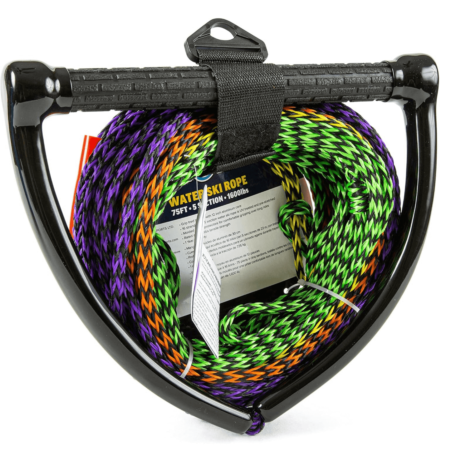 WOW Watersports 75ft 5-Section Pre-Stretched Water Ski Rope