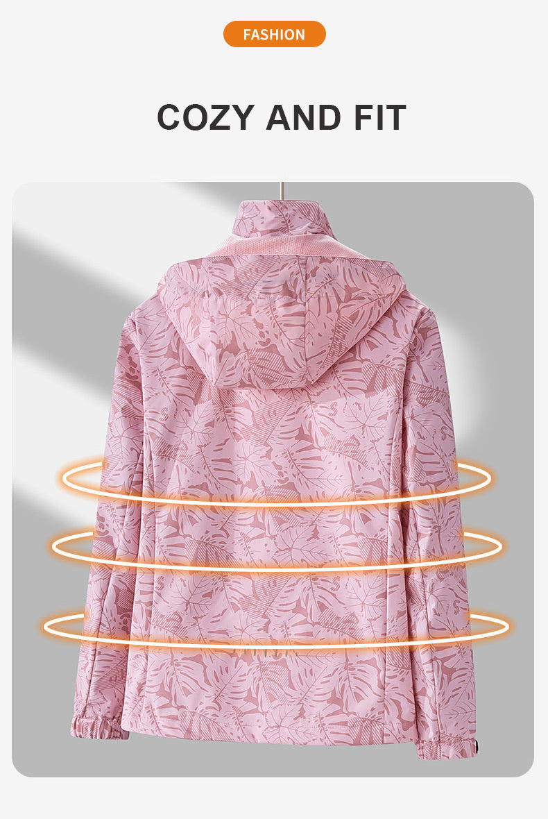 Women's Lightweight Windproof Hooded Jacket