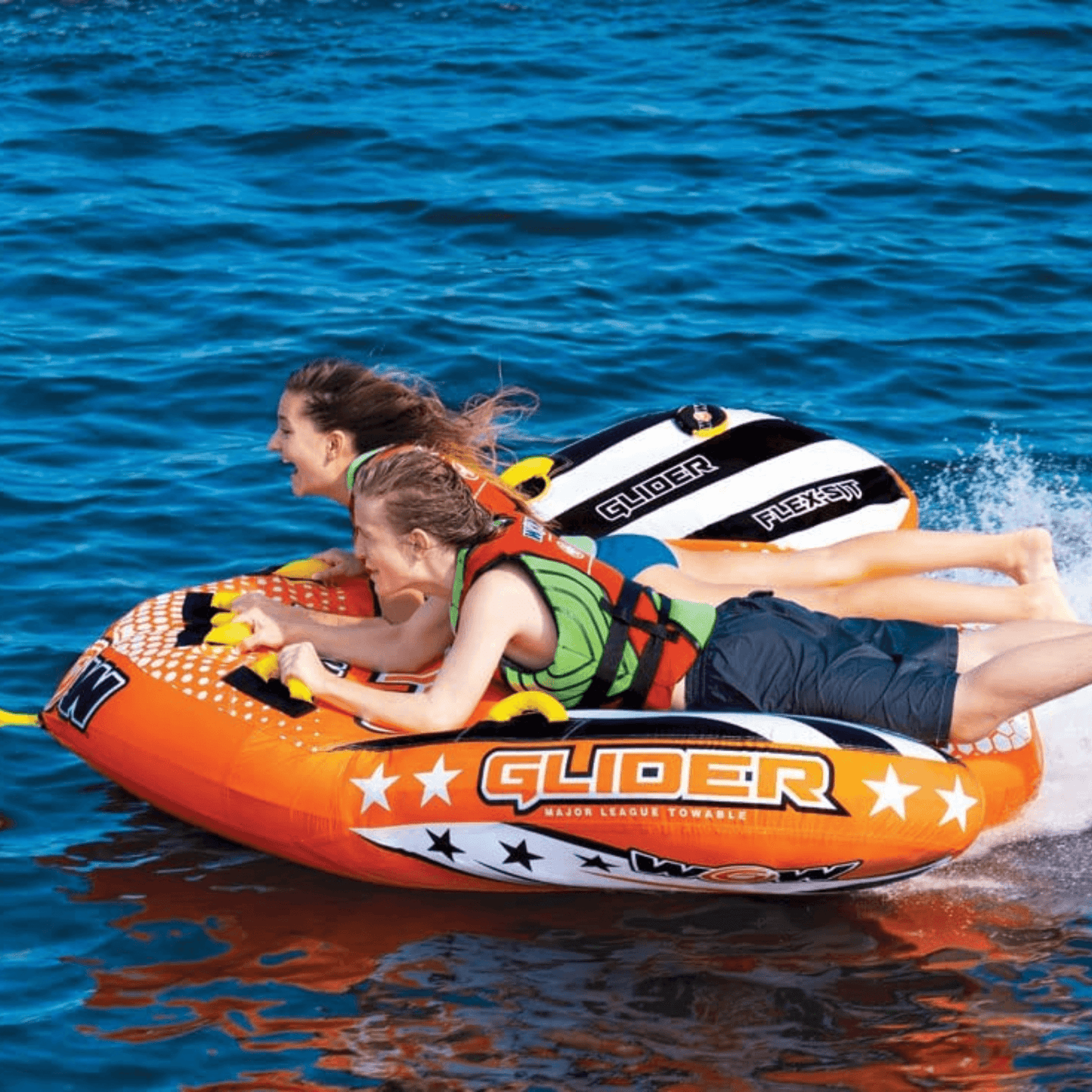 WOW Waterports Glider 2 Person 2P Towable with Flex Seating
