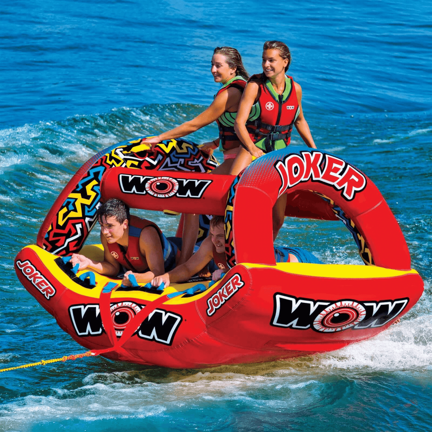 WOW Watersports Joker 3-Person Towable with Power Tower and Handles