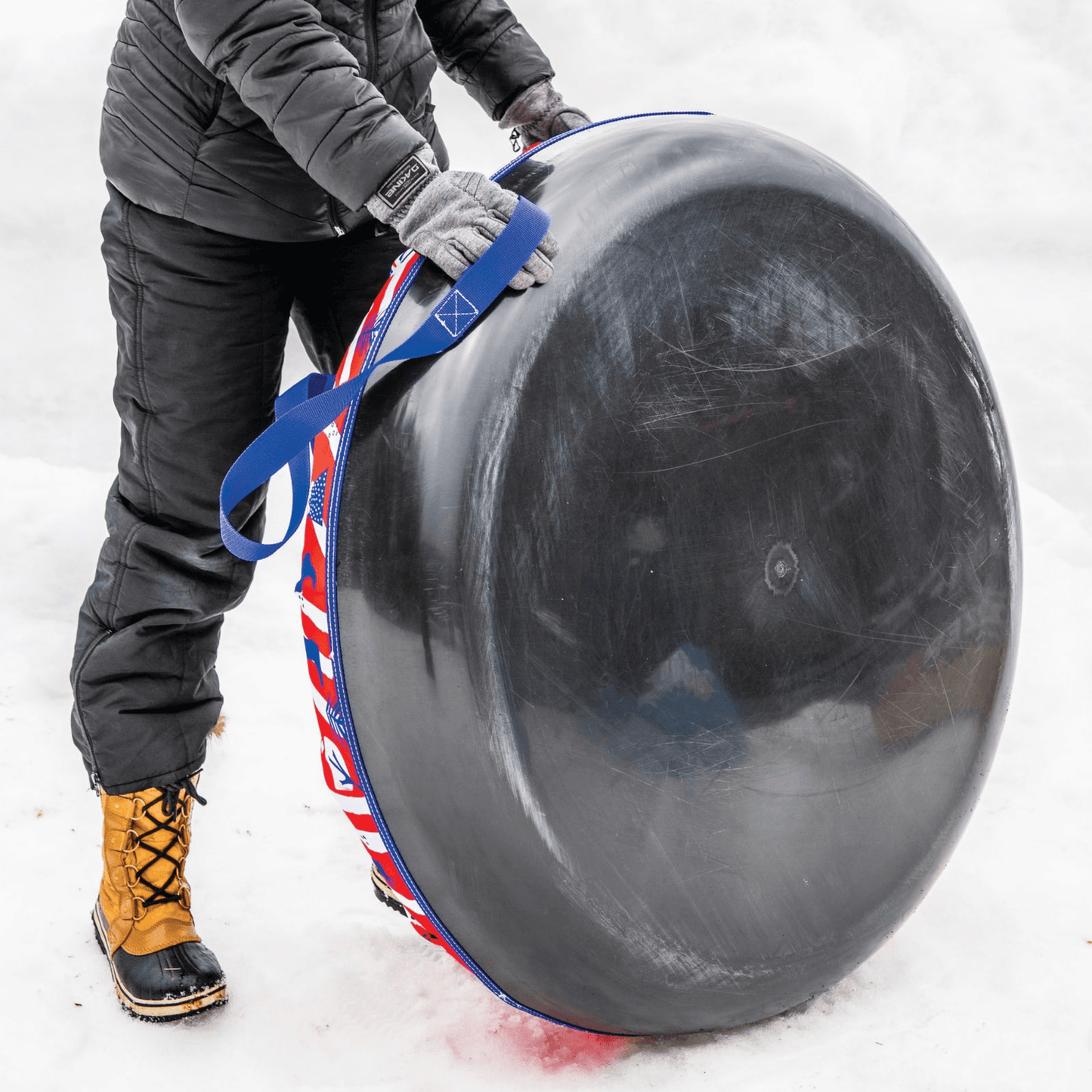WOW Watersports Legend Hard-Bottom Snow Tube for 1 Person