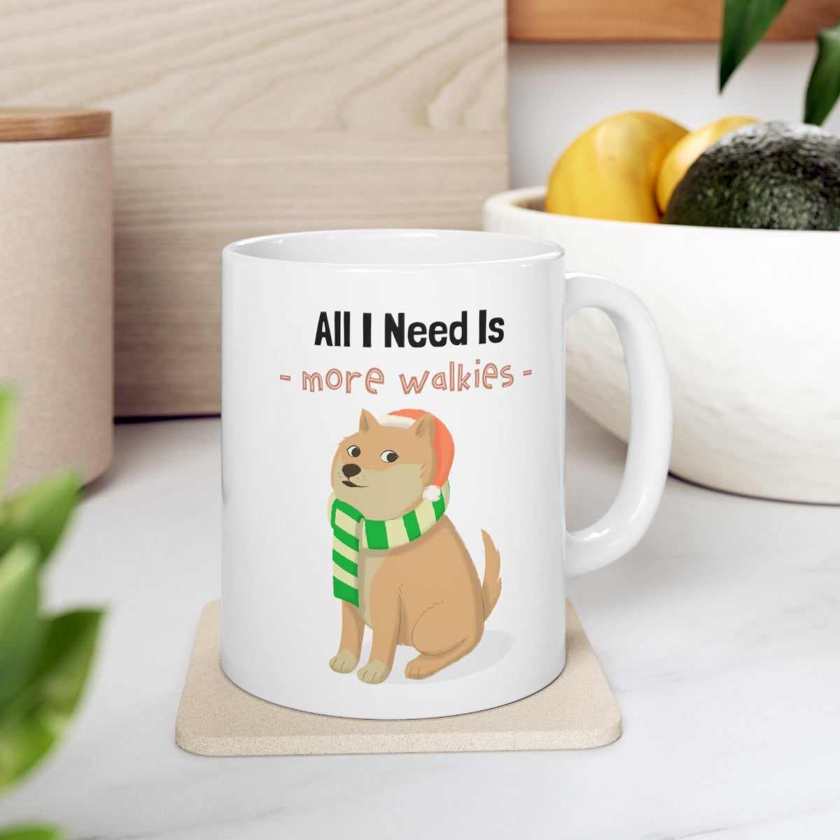 All I Need Is More Walkies Shiba Dog Mug