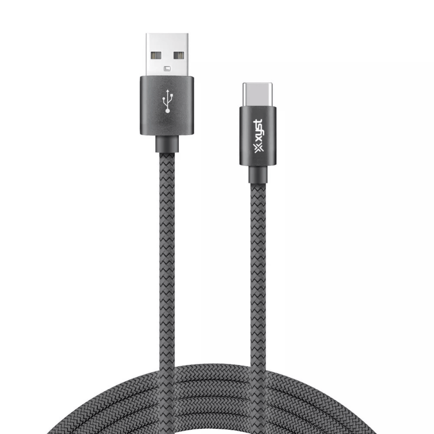 Xyst Charge and Sync USB to USB-C Braided Cable 10Ft