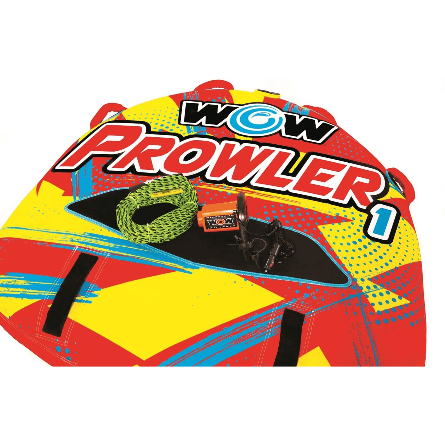 WOW Watersports Prowler Towable 1 Person Starter Kit w 12V Pump