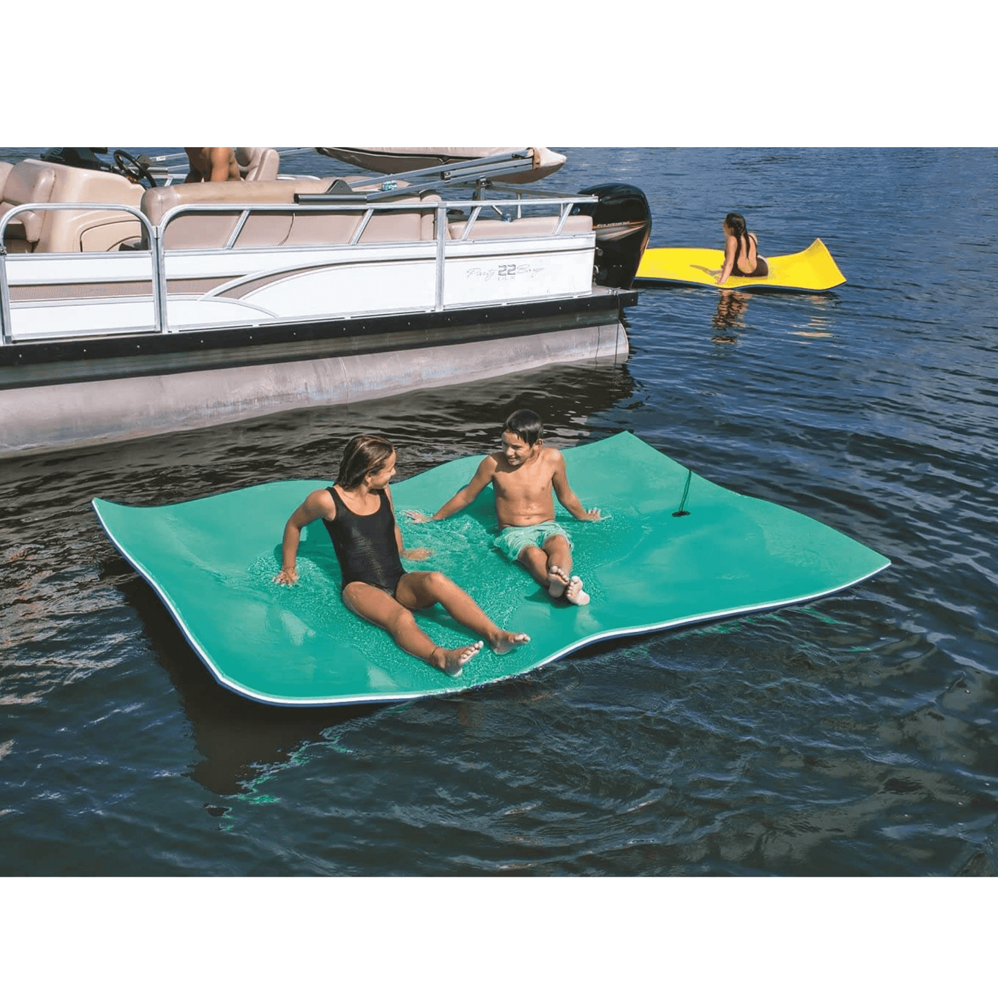 WOW Watersports 9x6' Chillraft Includes Heavy-Duty Tether Cord Assembly