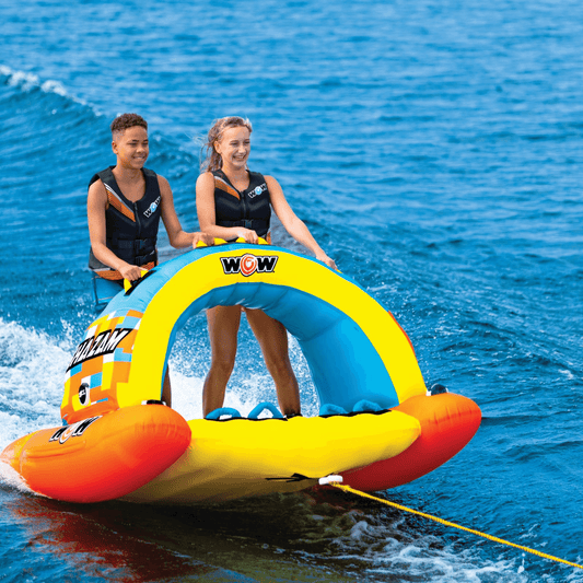 WOW Watersports DC Comics Shazam 1 and 2-Person Towable with Multiple Handles