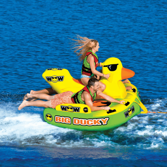 WOW Watersports Big Ducky 1 2 or 3 Person Inflatable Towable Deck Tube
