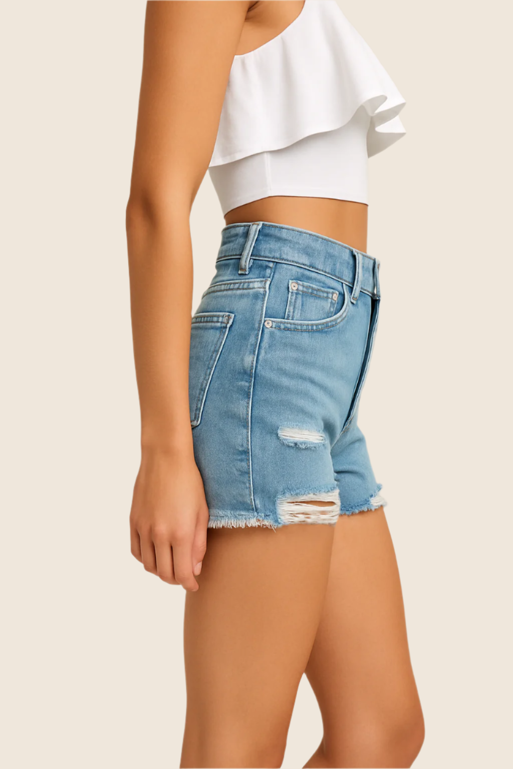 Leo Denim Shorts