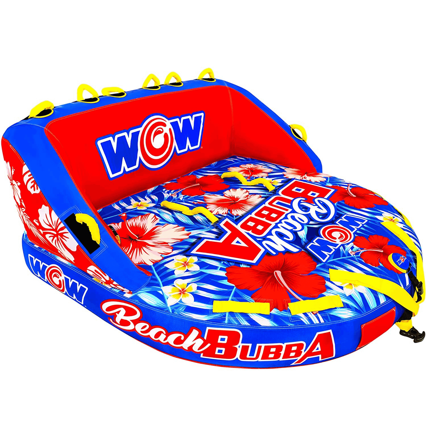 WOW Watersports Beach Bubba 3 Person 3P Towable w Webbing Foam Handles