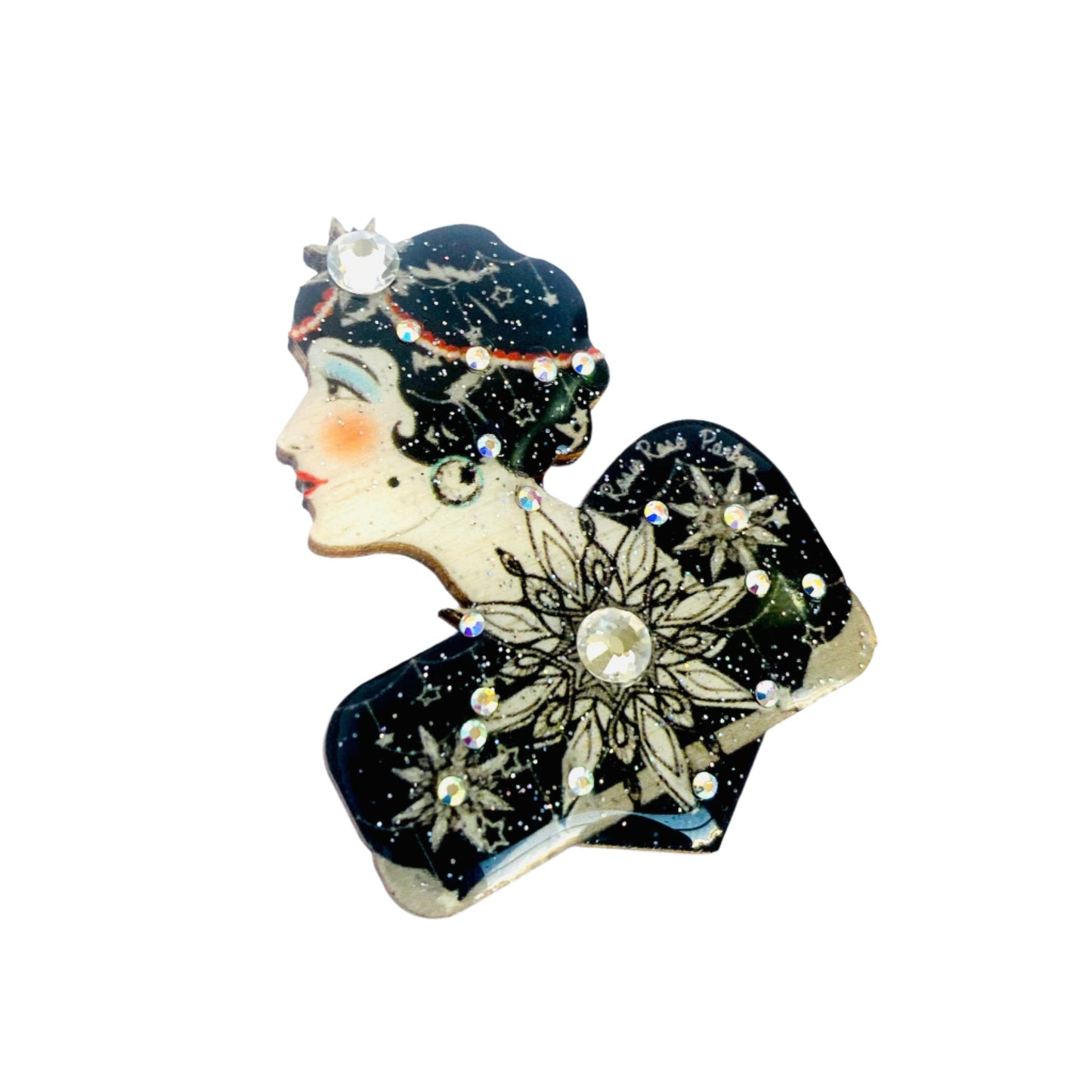 You are a Star Art Deco Brooch by Rosie Rose Parker