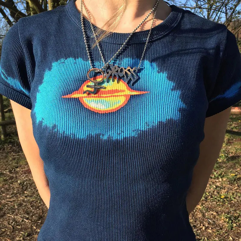 Aesthetic Floral Print O Neck T-Shirts for Women