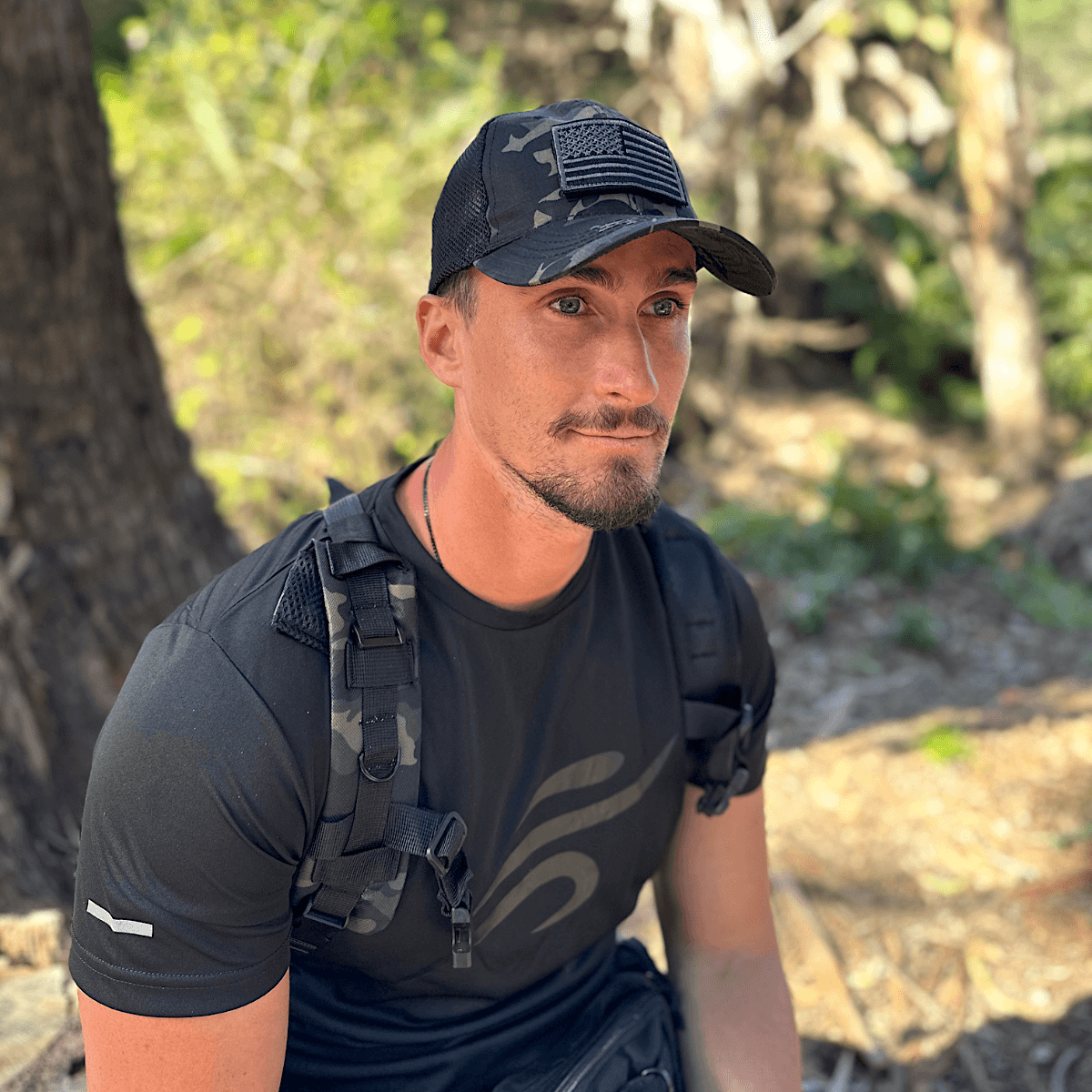 JupiterGear Military-Style Tactical Patch Hat with Adjustable Strap | Breathable & Unisex