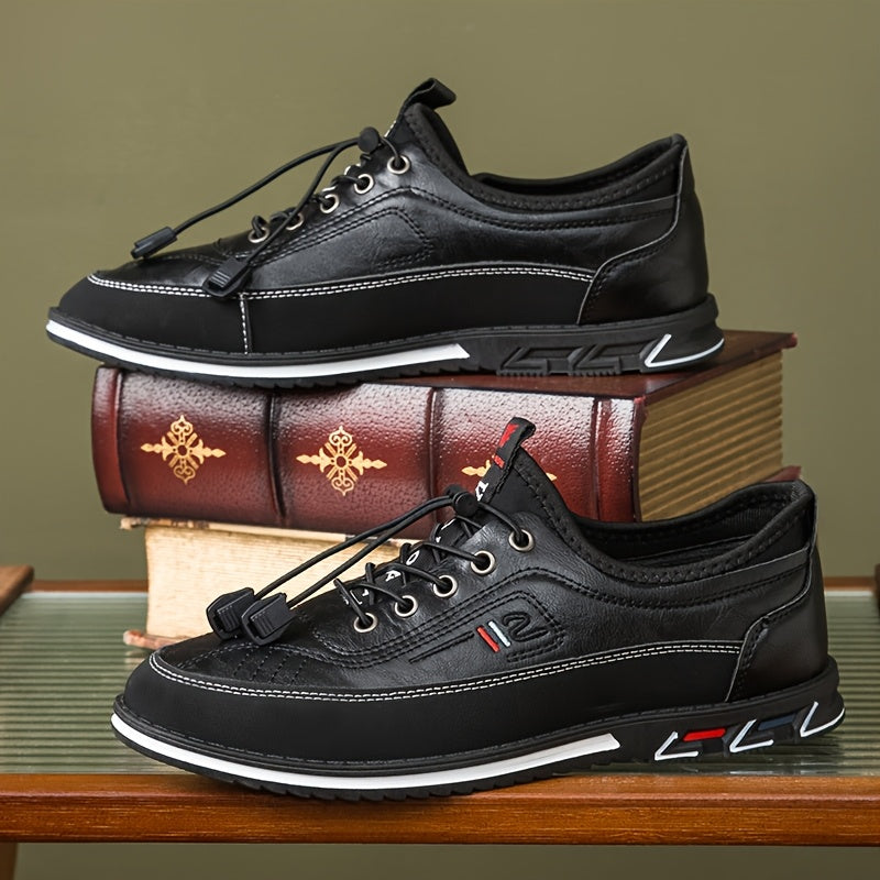 Men's Contrasting Business Shoes Comfy Non Slip Outdoor Casual Wear