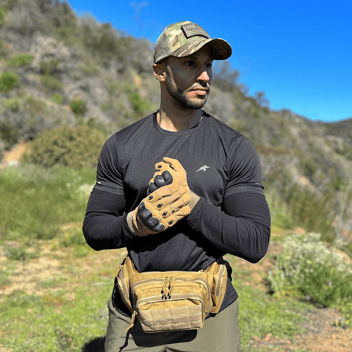 JupiterGear Military-Style Tactical Patch Hat with Adjustable Strap | Breathable & Unisex