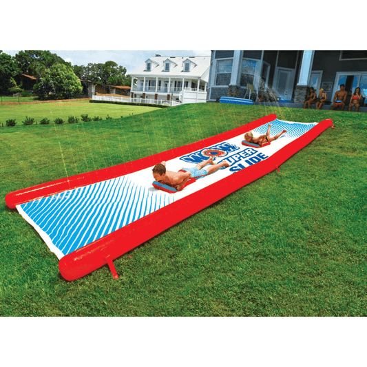 WOW Watersports Backyard Mega Water Slide 25' X 6' with 2 Mega Sleds and Sprinkler