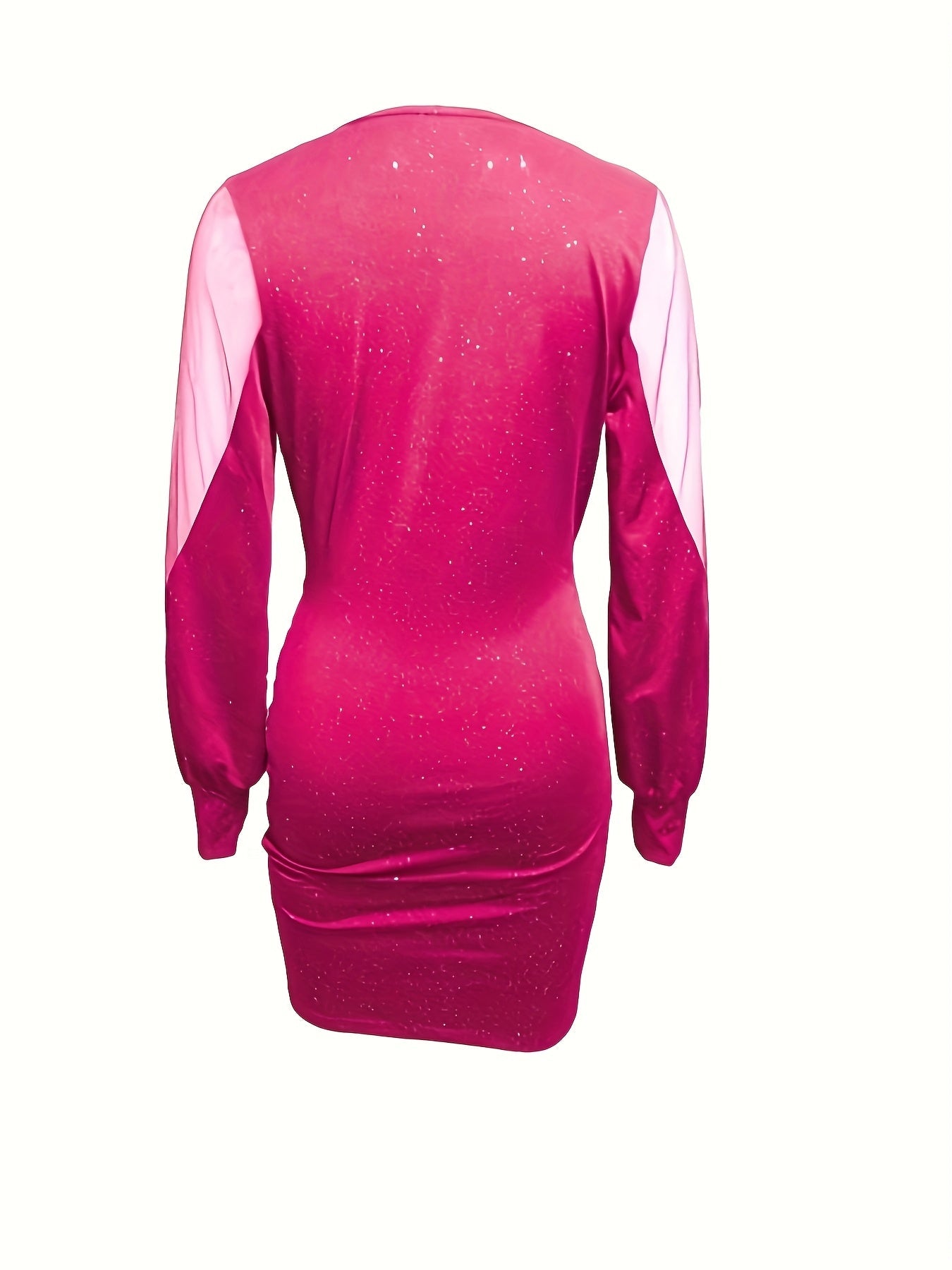 Pink Bodycon Gown Elegant Evening Party Dress