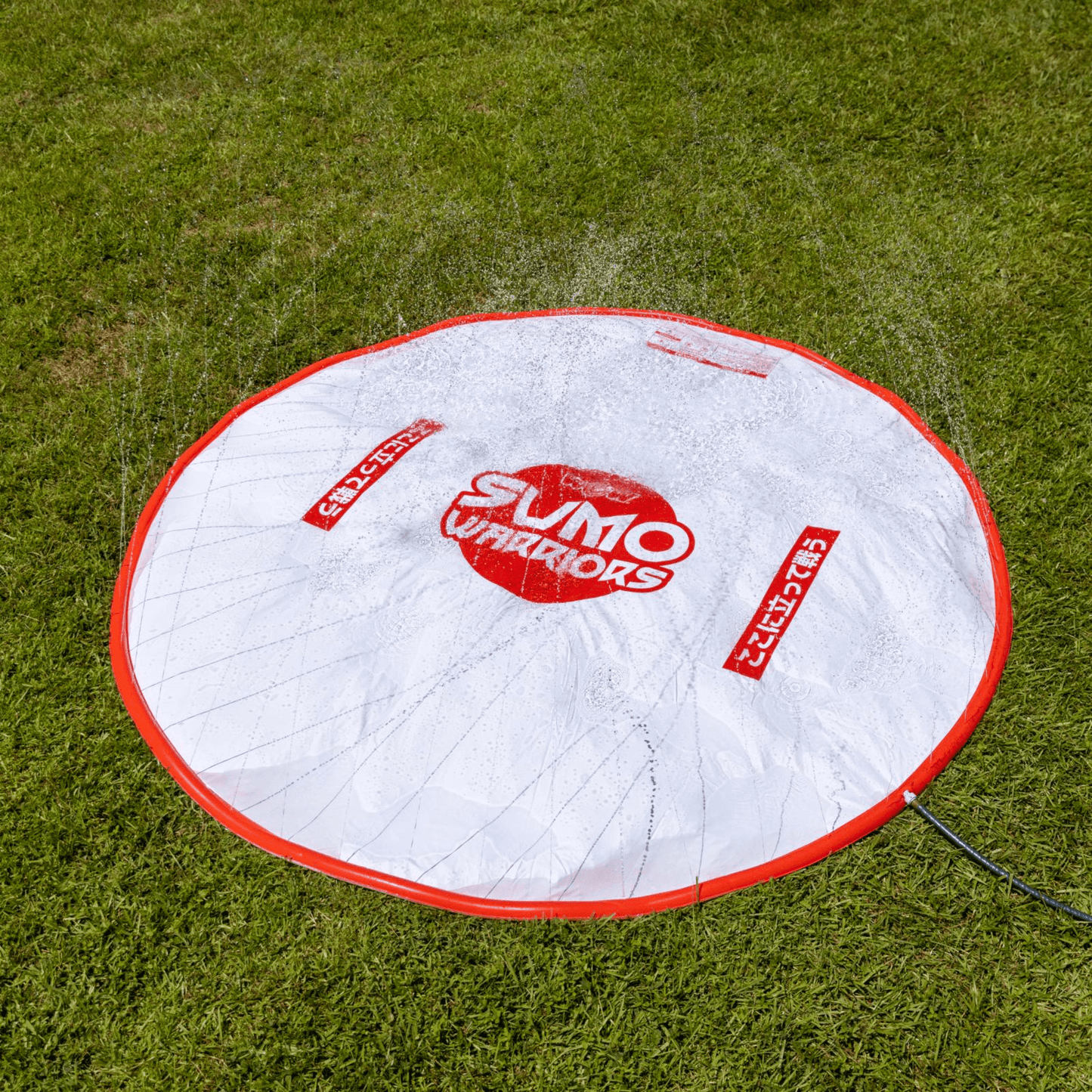 WOW Watersports 10ft Sumo Wrestling Spray Pad with 2 Sumo Belly-Bumpers