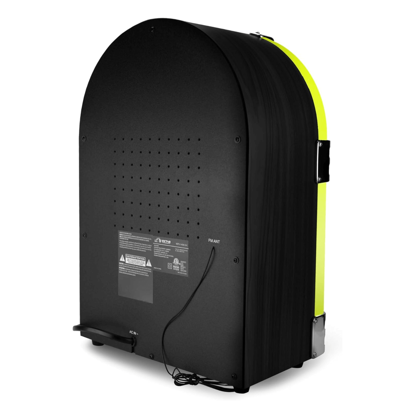 Victor Wilshire Bluetooth Jukebox with Multicolor LED Lighting and FM Radio