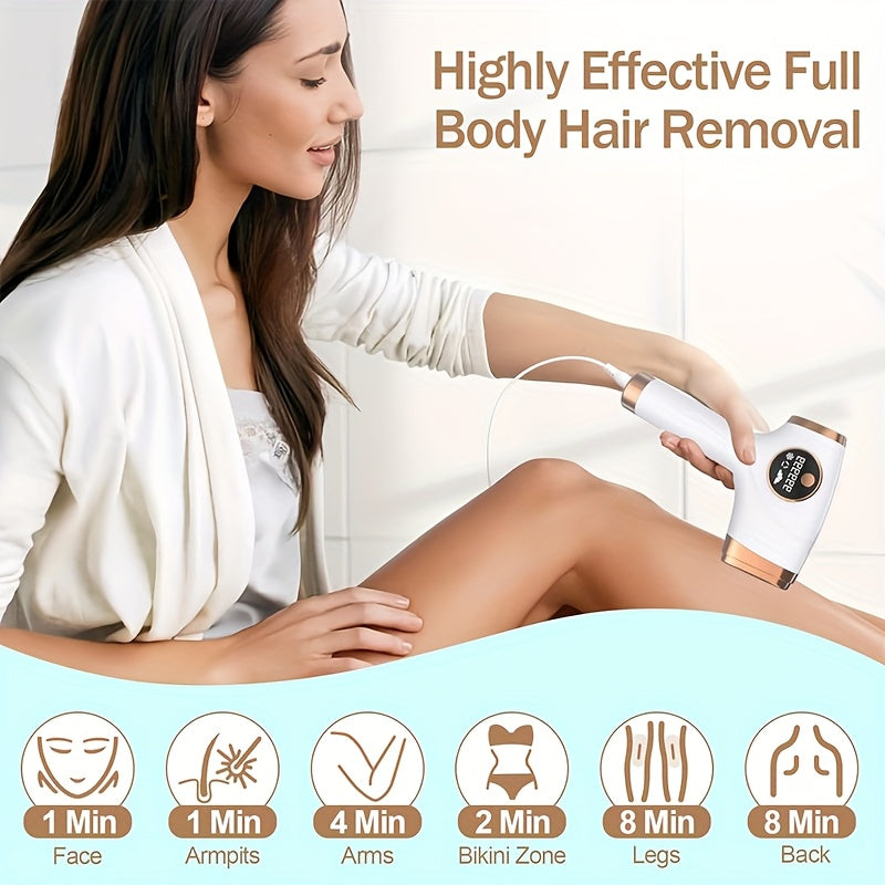Painless IPL Hair Removal Lasting Results Full Body Home Use
