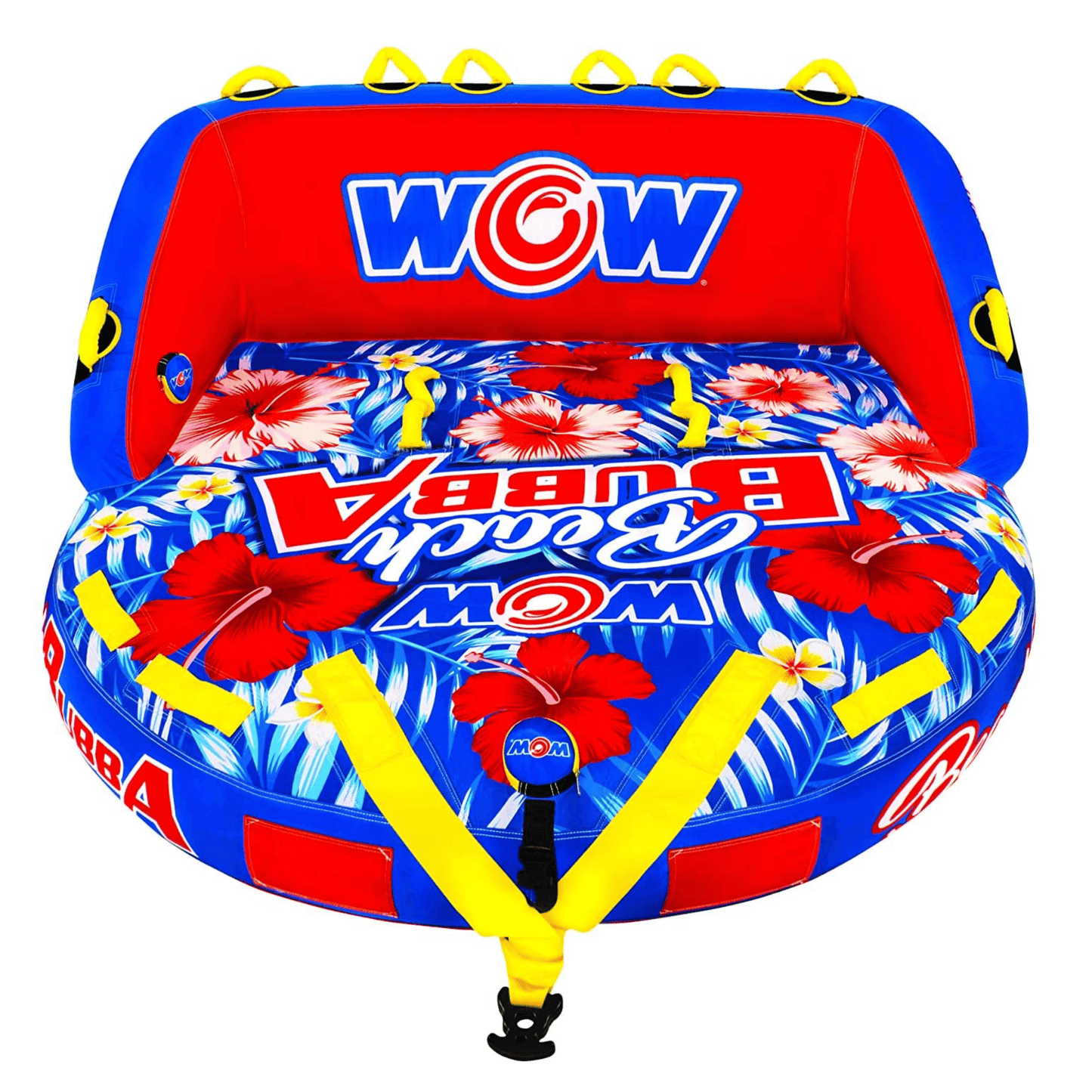 WOW Watersports Beach Bubba 3 Person 3P Towable w Webbing Foam Handles