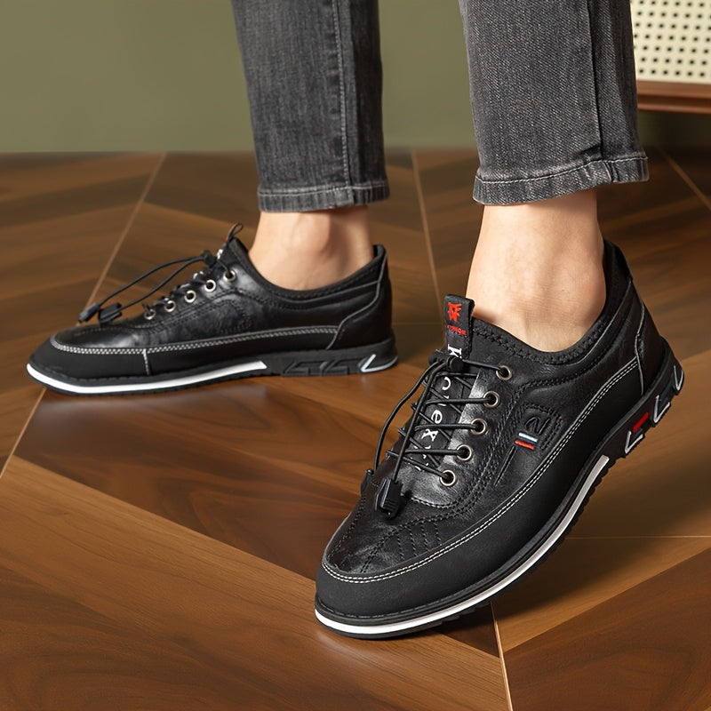 Men's Contrasting Business Shoes Comfy Non Slip Outdoor Casual Wear
