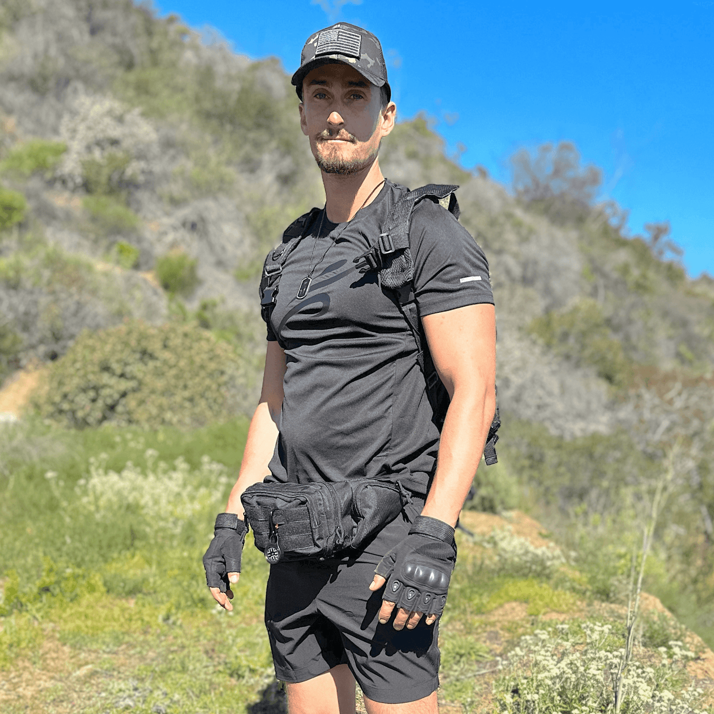 JupiterGear Tactical Military Fingerless Airsoft Gloves for Outdoor Sports, Paintball, and Motorcycling