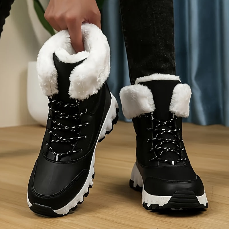 Velvet Warm Comfortable Winter Style Snow Boots