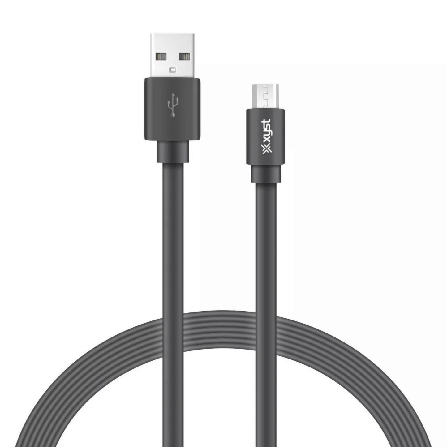 Xyst Charge and Sync USB to Micro USB Flat Cable 4Ft