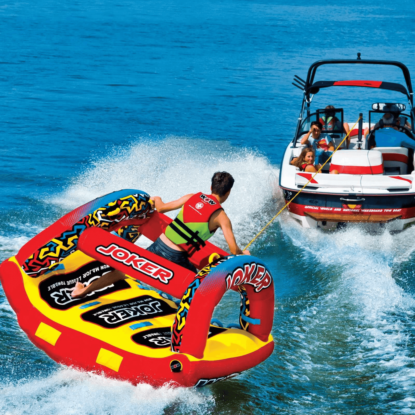 WOW Watersports Joker 3-Person Towable with Power Tower and Handles