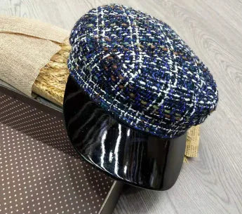 Octagonal Beret, Newsboy Cap, Painter's Hat