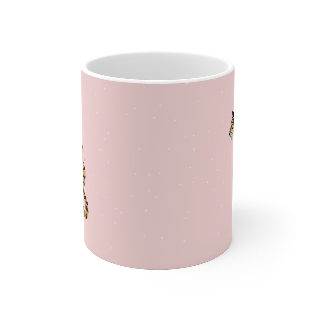 Pink Leopard Mug 11 oz