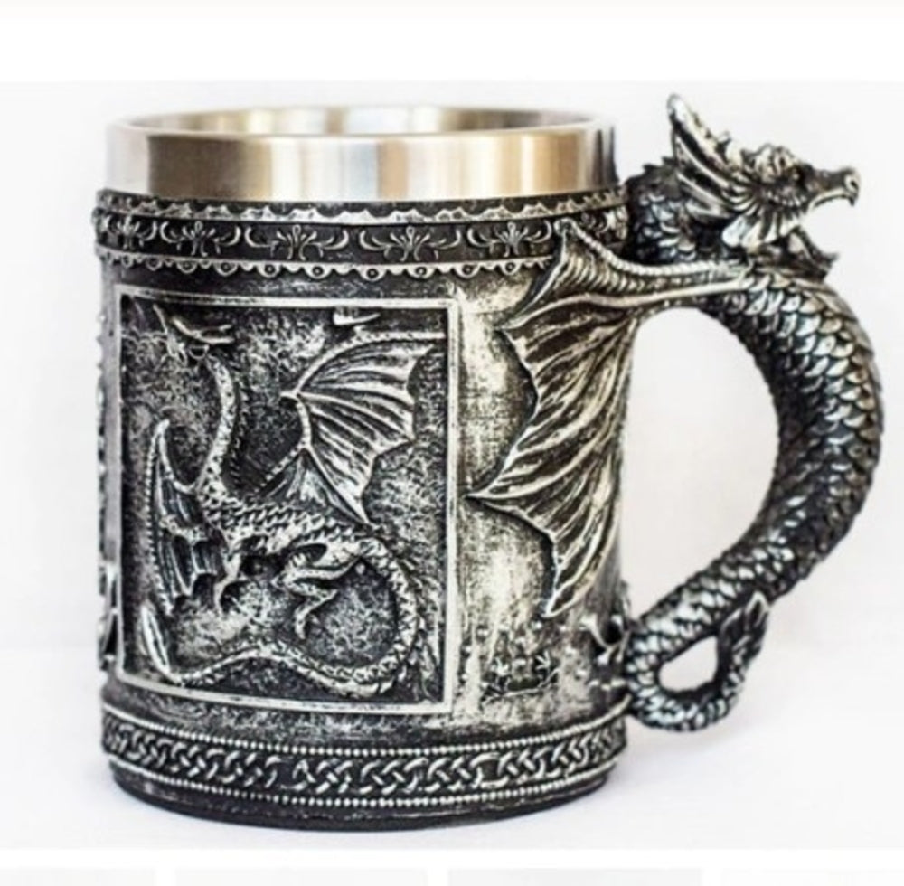 3D Dragon Theme Stainless Steel 12oz  Mug