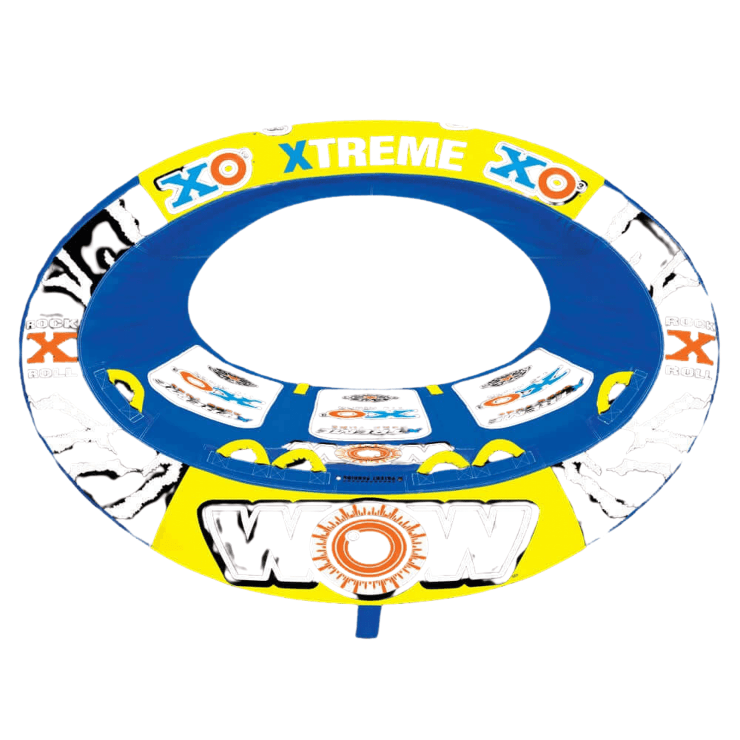 WOW Watersports Xtreme Inflatable Towable Ride-in-Oval for 1 to 3 Persons
