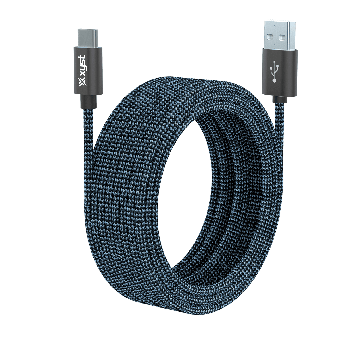 Xyst Charge and Sync USB to USB-C Braided Cable 10Ft