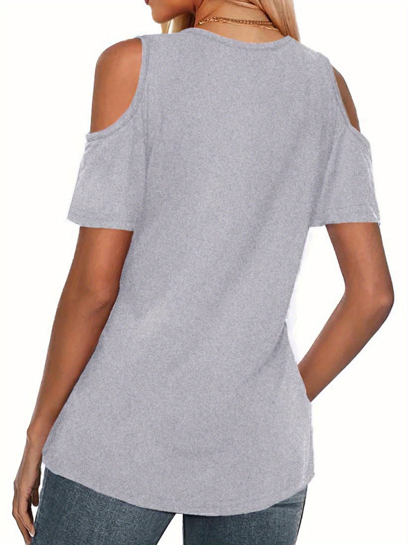 Red Rose Off Shoulder Tee